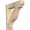 Ekena Millwork Funston Rough Sawn Arts and Crafts Outlooker, Douglas Fir, 6"W x 24"D x 24"H OUT06X24X24FST03RDF - alternate 1